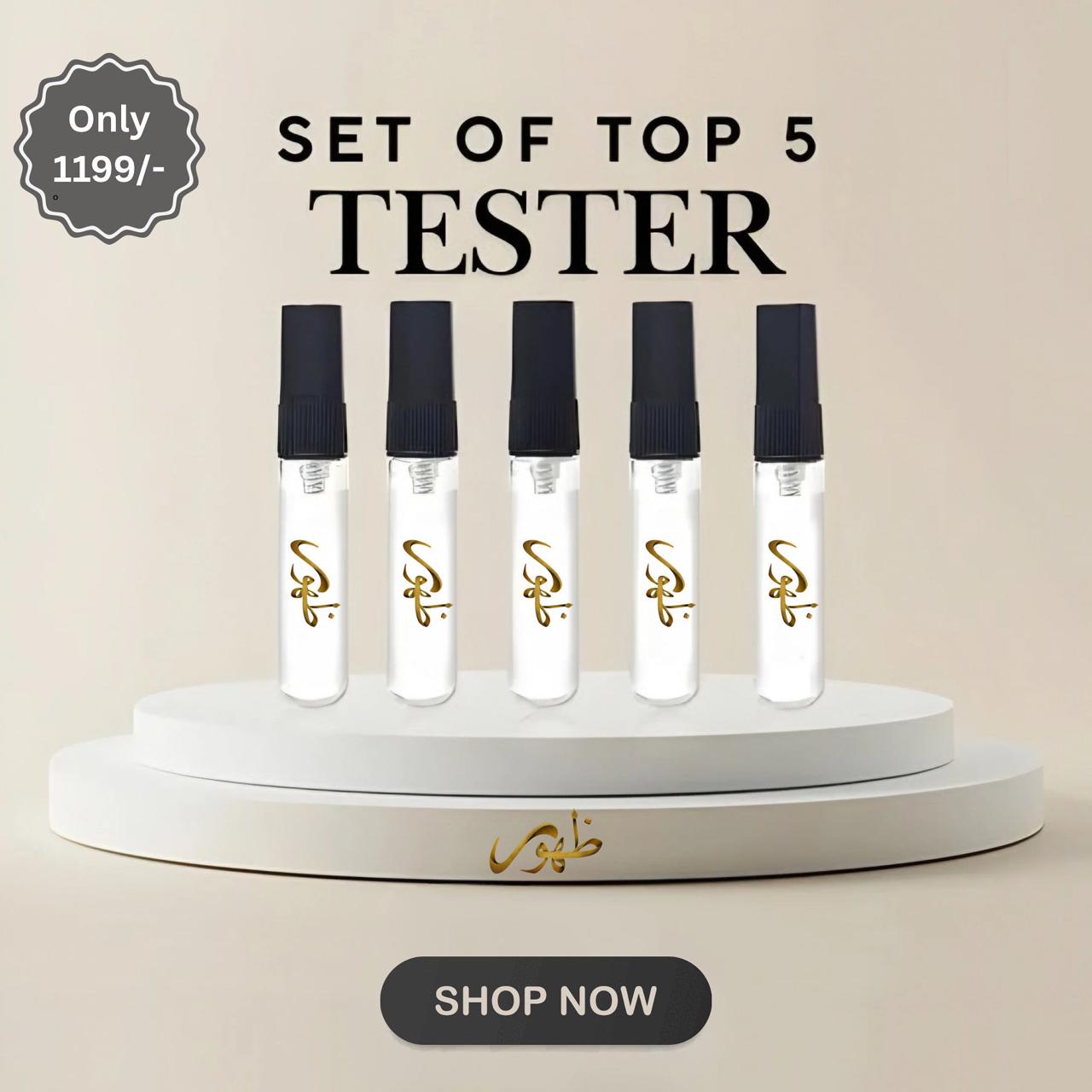 Zahoor 5 Perfume Tester Set