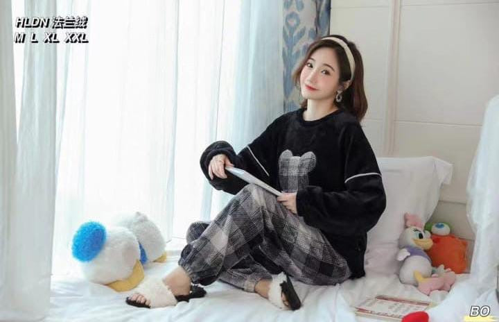 Fleece T-Shirt Pajama Set - FTP 01