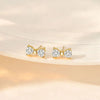 Stainless Steel Bow Stud Earrings