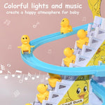 Duck Climbing Track Set  Musical Toy with Lights & Sound