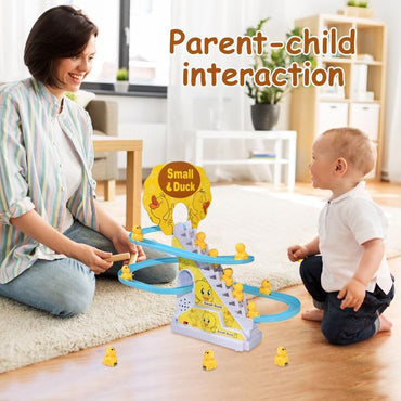 Duck Climbing Track Set  Musical Toy with Lights & Sound