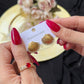 Zirconia Shell Earrings