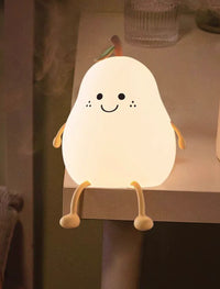 Pear Shape Night Lamps Silicone 7 Colors changing - USB Charging