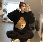 Fleece T-shirt Pajama Set FTP-02