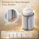 Portable Rechargeable Baby Feeder Warmer | Bottle Warmer – Mini & Travel-Friendly Milk Heater for Babies