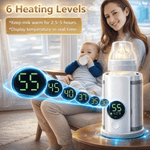 Portable Rechargeable Baby Feeder Warmer | Bottle Warmer – Mini & Travel-Friendly Milk Heater for Babies