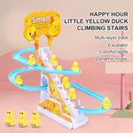 Duck Climbing Track Set  Musical Toy with Lights & Sound